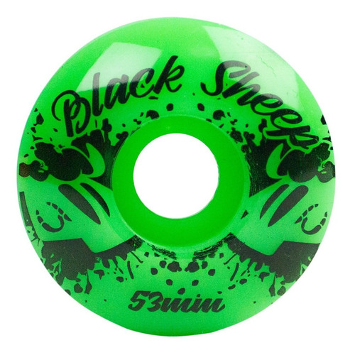 Imagem 3 de 5 de Roda Skate Black Sheep 53 Mm Pu 97a De Dureza