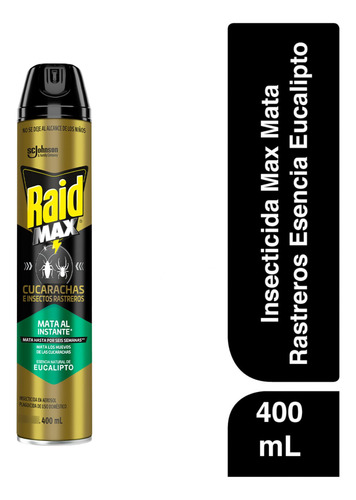 Insecticida Aerosol Eucalipto Para Cucarachas Insectos Rastr