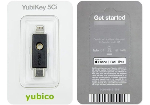 Yubico Yubikey 5ci Llave Autenticación Lightning Para iPhone