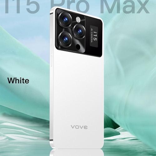 Teléfono Android I15 Promax,blanco,16g+512gb Rom 6.75 Pulgadas Pantalla De Resolución 2k.dual Sim Genérica I15 Pro Max