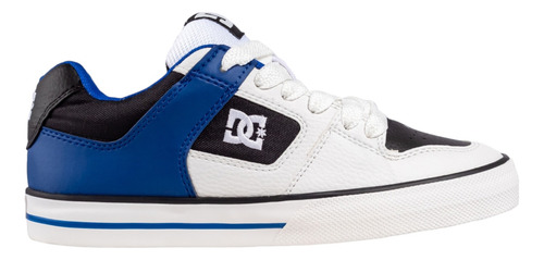 Zapatillas Dc Shoes Modelo Pure Blanco Azul Negro Exclusiva