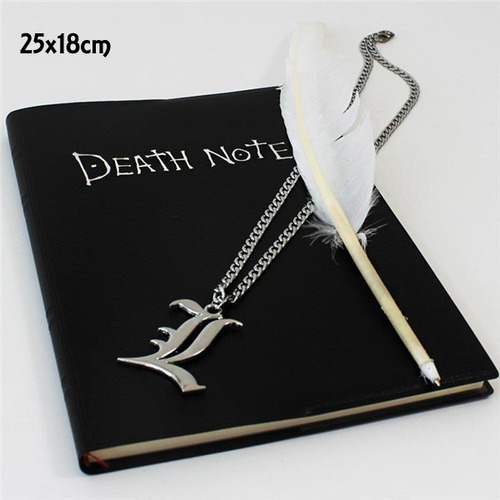 Ppp Death Note+pluma+collar 25x18cm