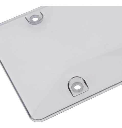 Capa Transparente Para Placa De Carro, Pacote Com 2