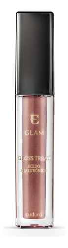 Gloss Glam Treat Ácido Hialurônico Rosé Natural 5,4ml Acabamento Brilhante Cor Rose/Natural