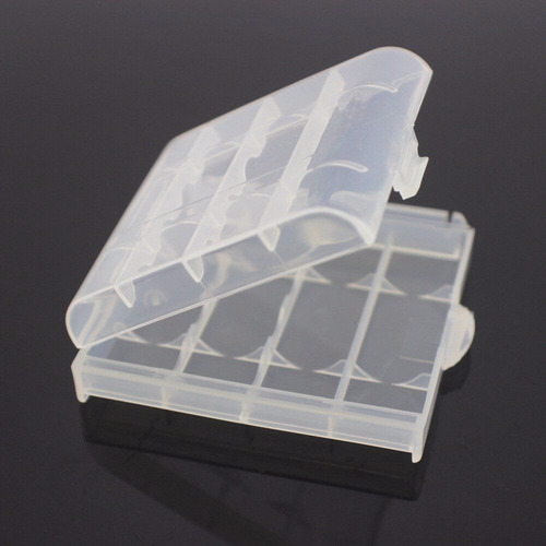 Case Para Pilhas Aa E Aaa Kit Com 5 Peças Cores Variadas