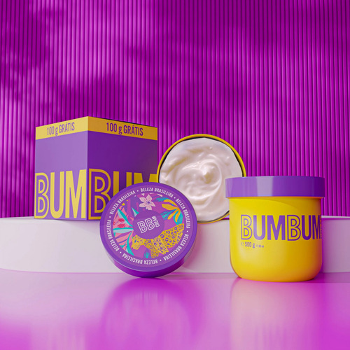 Creme Corporal Bumbum Beleza Brasileira Mini - 50g Floral