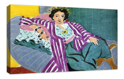 Cuadro Canvas  Odalisca Con Bata Púrpura Henri Matisse