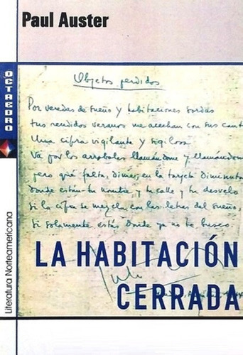 La Habitación Cerrada -  Paul Auster - Octaedro