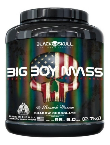 Big Boy Mass 2,7kg - Hipercalórico - Massa -  Black Skull