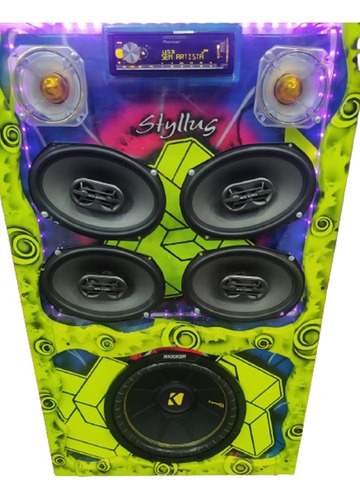 Caixa Som Automotivo Trio Sub Tweter Acrilico Pioneer Mtx