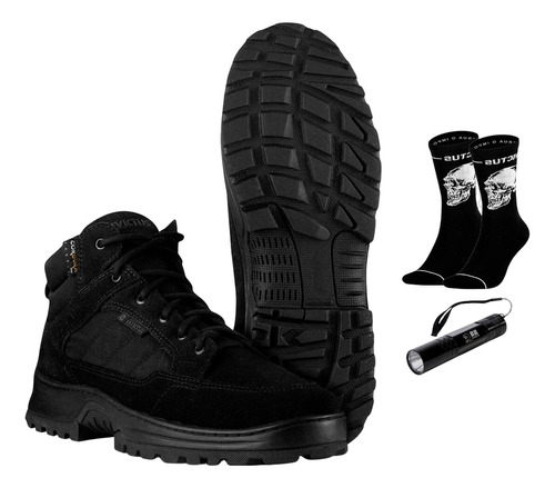 Bota Coturno Tático Interceptor Urban Cano Curto - Invictus