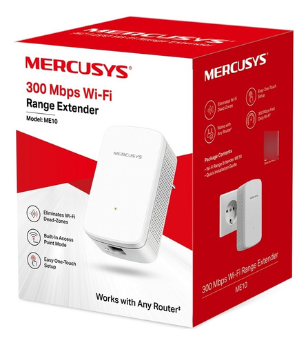 Extensor De Rango Mercusys Me10 - 300mbps