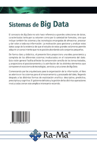 Sistemas De Big Data, De Victor Manuel López Fandiño., Vol. 1. Editorial Alfaomega Grupo Editor, Tapa Blanda, Edición 1ra Edición En Español, 2023