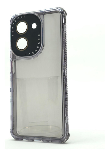 Funda 3 En 1 Para Poco C71 Case Protector 360 Carcasa Rudo Rainbow Dream - Negro Poco C71