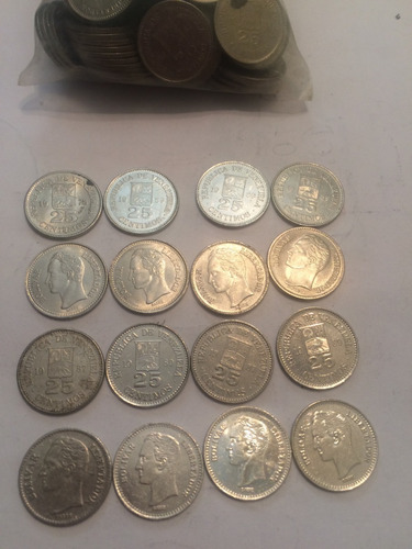 Monedas Para Coleccion De 25 Centimos