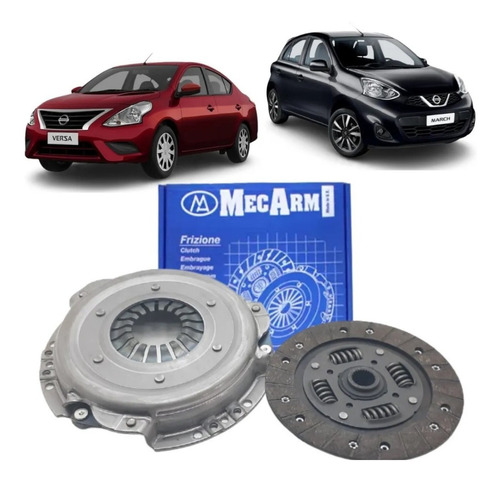 Kit Embreagem Mecarm Nissan March Versa 1.0 16v 4cc 2012 /..