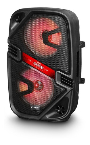 Imagen 2 de 4 de Bafle Parlante Crown Mustang Atomic 6.5 3 Vias 2 Woofer