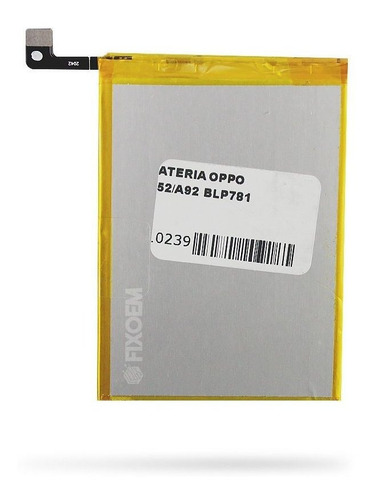 Bateria Pila Compatible Con Oppo  A52/a92 Blp781