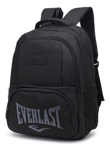 Mochila Urbana Deportiva Everlast Reforzada 21968 Negro