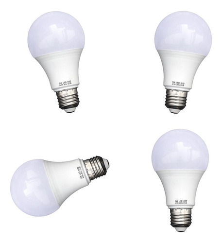 Bombilla Led E27 Con Sensor De Amanecer Automático De 4