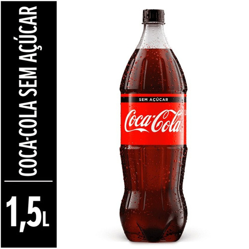 Refrigerante Coca-Cola sem Açúcar Pet 1,5 Litro