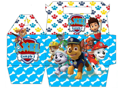 Kit Imprimible  Paw Patrol (niño O Niña) Personalizado