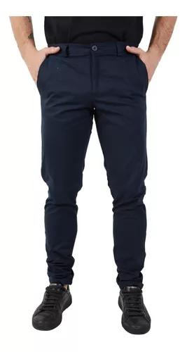 Pantalon Hombre Cargo Gabardina Elastizada Olegario