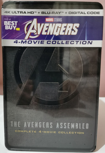 Avengers 4-movie Collection Steelbook Colección Avengers 4k