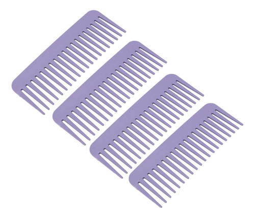 Peine Desenredante De Dientes Anchos, 10 Unidades, Paja De T