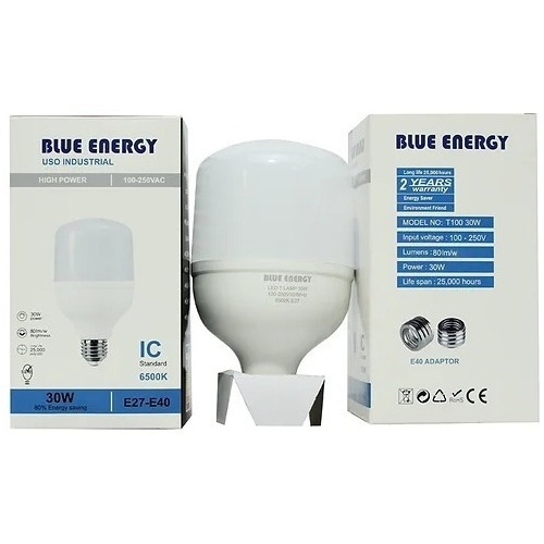 Bulbo Led Industrial E27/e40 100-250v Blue Energy 50w