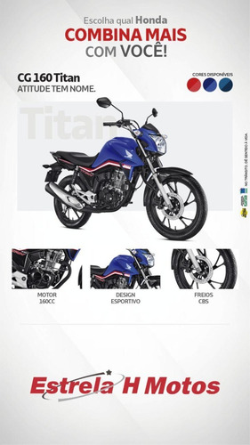 Consórcio Solução - Honda Cg 160 Titan