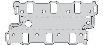 Junta Multiple Admision Placa Rigida Ford Explorer V6