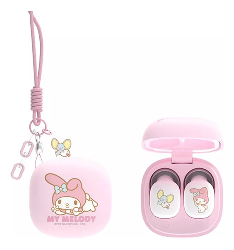 Cabezal Bluetooth Inalámbrico Portátil Compacto Sanrio Print