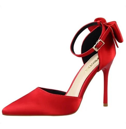 Alta Calidad Tacones Elegantes Fiesta De Mujer De 10cm