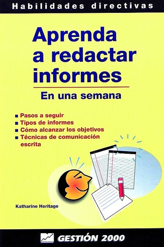 Aprenda A Redactar Informes (libro Original)