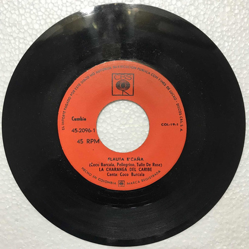 La Charanga Del Caribe Cumbia Vinilo 45 Rpm