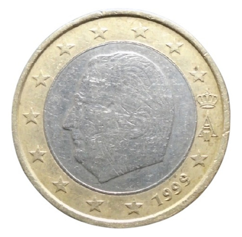 Bélgica 1 Euro 1999 Bimetálica