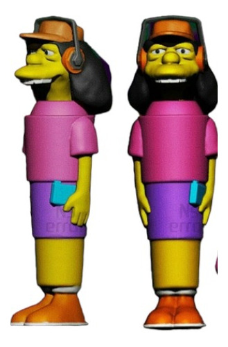 Porta Churros Otto Los Simpsons - Archivo Stl Impresion 3d