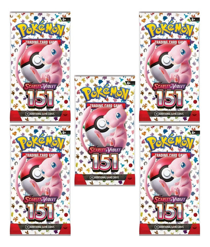 Pokemon Tcg Booster Pack 151 - Inglés (x10)