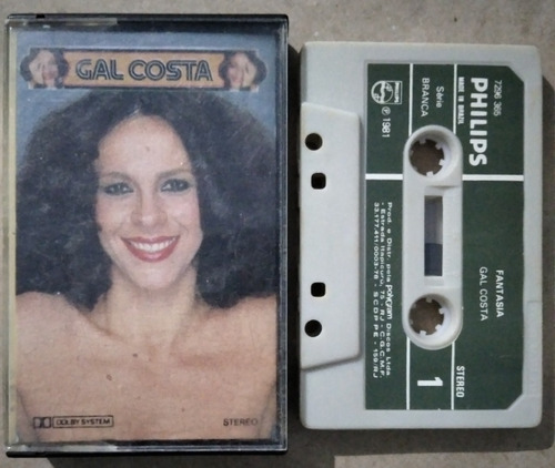 Fita K7 Gal Costa- Fantasia- 1981- Original- Frete Barato
