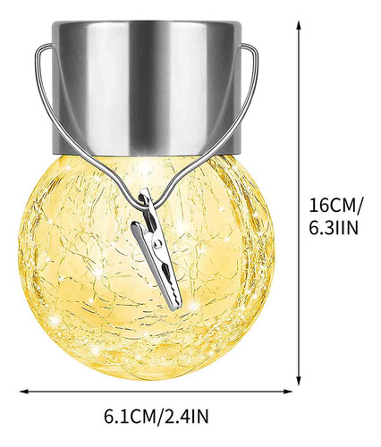Lámpara Led Con Forma De Bola De Ratán, Decorativa Para Jard