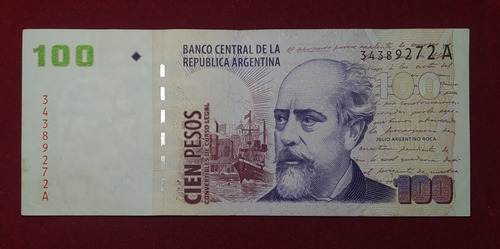 Billete 100 Pesos Convertibles Con Leyenta Bottero 3702 Ex++