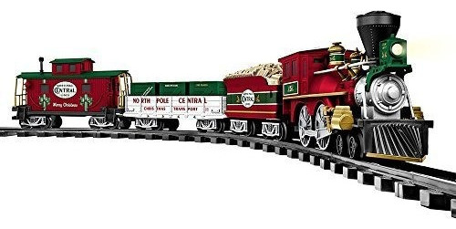 Lionel North Pole Central Listo Para Jugar El Set De Trenes