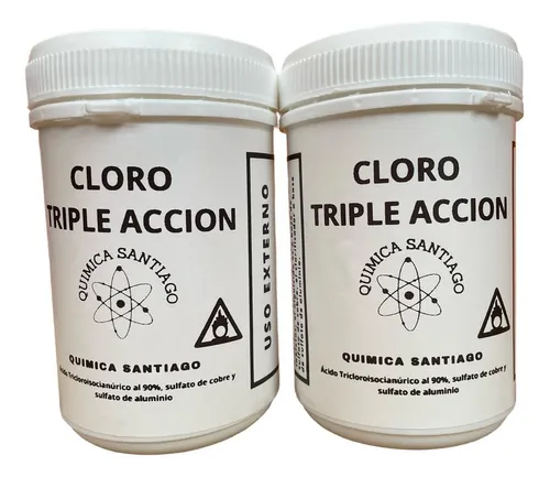 comprar Cloro Triple Acción Pack 1 Kg X 2 Unidades