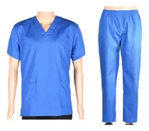 Comprar Conjunto Médico Enfermero Casaca Pantalón Azul Francia