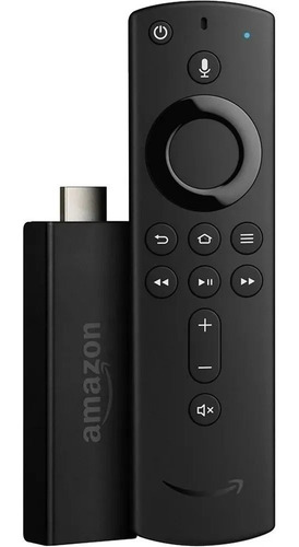 Controle de voz Amazon Fire Tv Stick Basic Bluetooth 5.0 8gb, cor preta