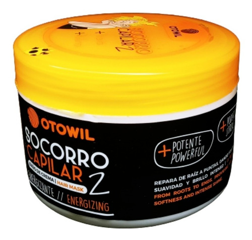 Baño De Crema Socorro Capilar X250g -otowil