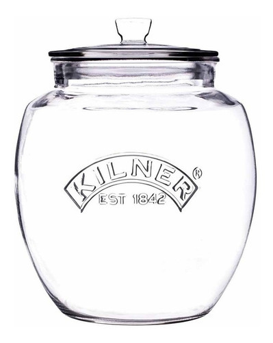 Frasco Para Almacenar De Vidrio Con Tapa 2 L Kilner Color Transparente