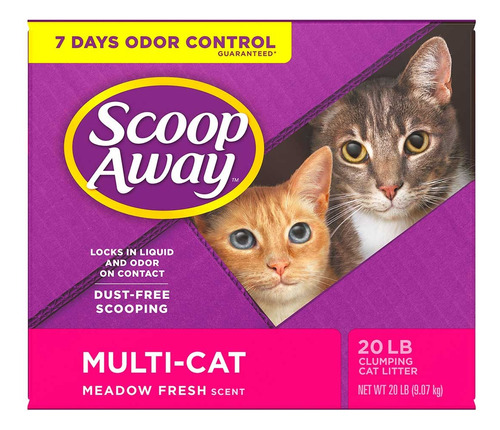 Arena Gato Scoop Away Multi Cat Aglutinante 9kg - 20lb