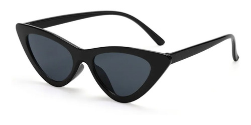 Gafas Cat Eye Ojo De Gato Lente Negro Marco Negro